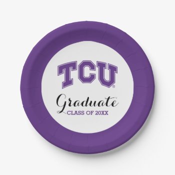 Texas Christian University | Class Of Paper Plates by tcuhornedfrogs at Zazzle