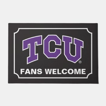 Texas Christian University Doormat by tcuhornedfrogs at Zazzle