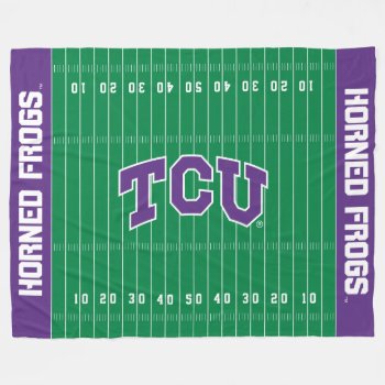 Texas Christian University Football Field Fleece Blanket by tcuhornedfrogs at Zazzle
