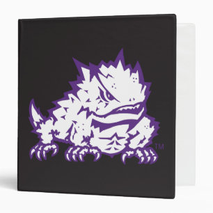 Texas Christian University Frog 3 Ring Binder