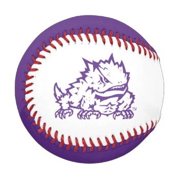 Texas Christian University Frog Baseball by tcuhornedfrogs at Zazzle