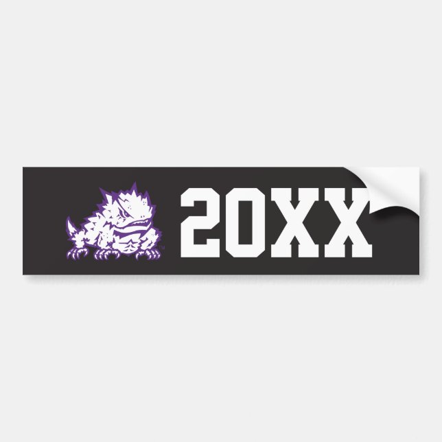 Texas Christian University Frog Bumper Sticker (Front)