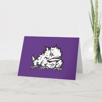 Texas Christian University Frog Card by tcuhornedfrogs at Zazzle