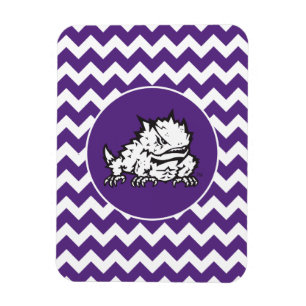 Texas Christian University Frog Chevron Magnet