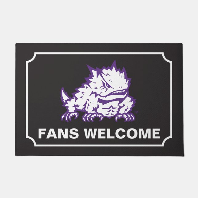 Texas Christian University Frog Doormat (Front)