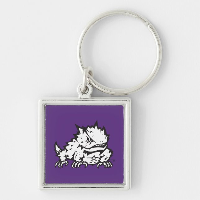 Texas Christian University Frog Keychain (Front)