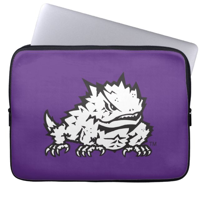 Texas Christian University Frog Laptop Sleeve (Front)