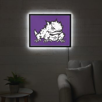 Texas Christian University Frog Led Sign by tcuhornedfrogs at Zazzle