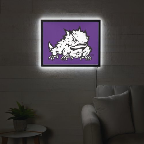 Texas Christian University Frog LED Sign