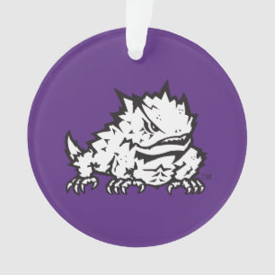 Texas Christian University Frog Ornament