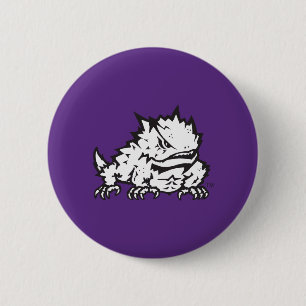 Texas Christian University Frog Pinback Button