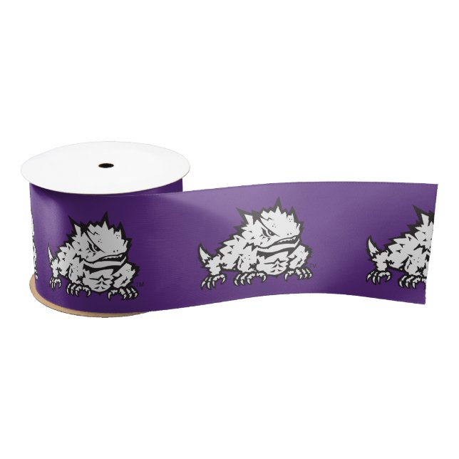 Texas Christian University Frog Satin Ribbon (Spool)