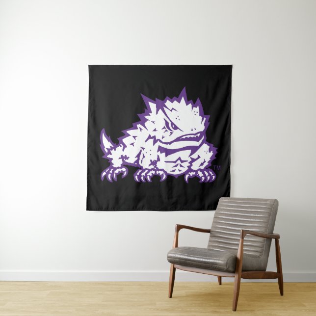 Texas Christian University Frog Tapestry (In Situ)