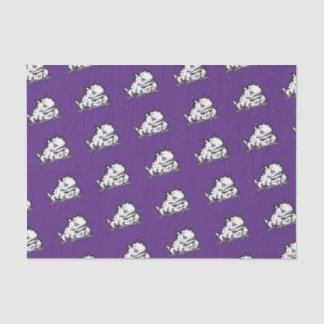 Texas Christian University Frog Tissue Paper
