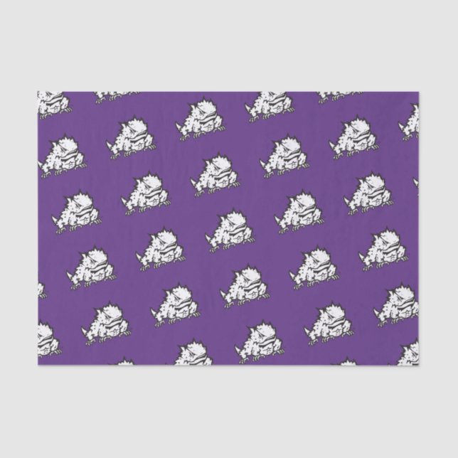 Texas Christian University Frog Tissue Paper (Front)
