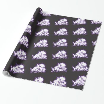 Texas Christian University Frog Wrapping Paper by tcuhornedfrogs at Zazzle
