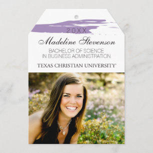 Texas Christian University Graduation Announcement