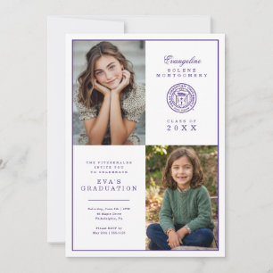 Texas Christian University Graduation Invitation