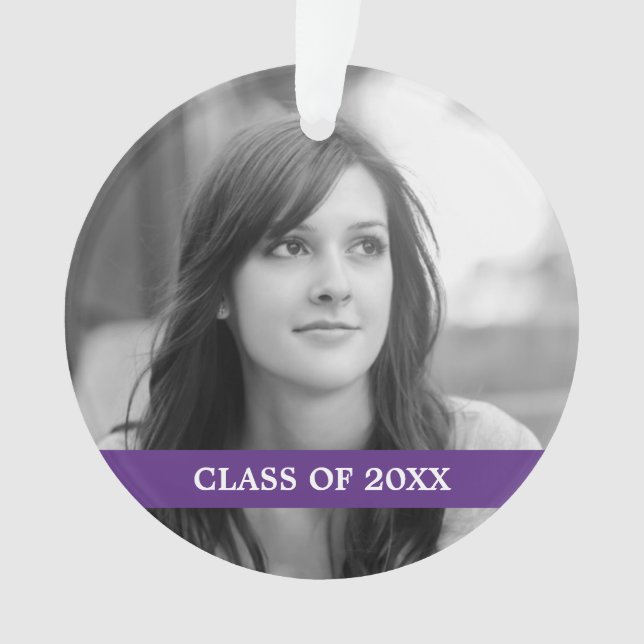 Texas Christian University Graduation Ornament (Front)