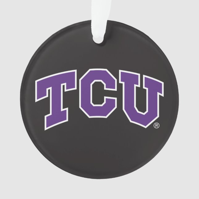 Texas Christian University Ornament (Front)