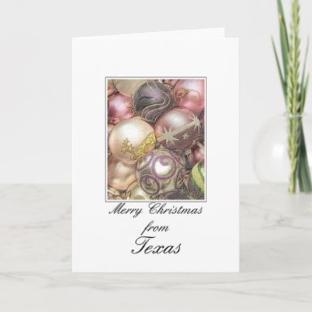 Texas  Christmas Card  State Specific Holiday Card by PortoSabbiaNatale at Zazzle