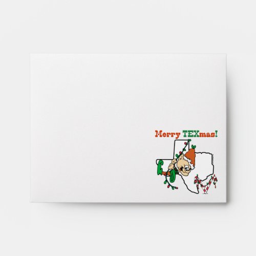 Texas Christmas Envelope