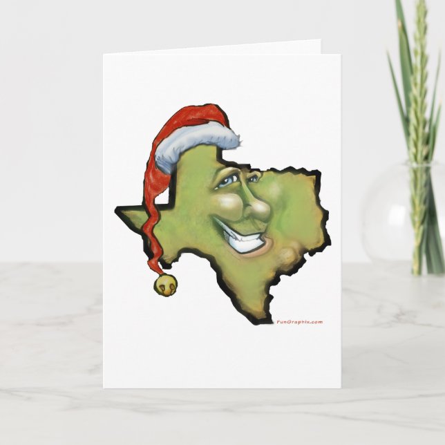 Texas Christmas Holiday Card (Front)