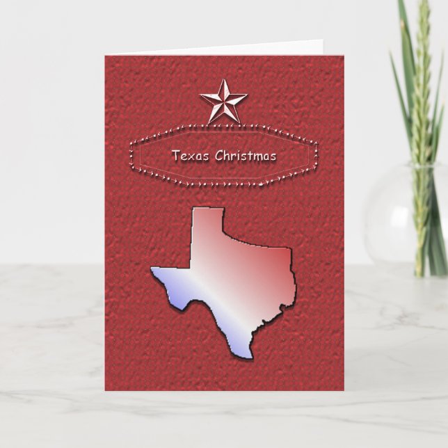 Texas Christmas Holiday Card (Front)