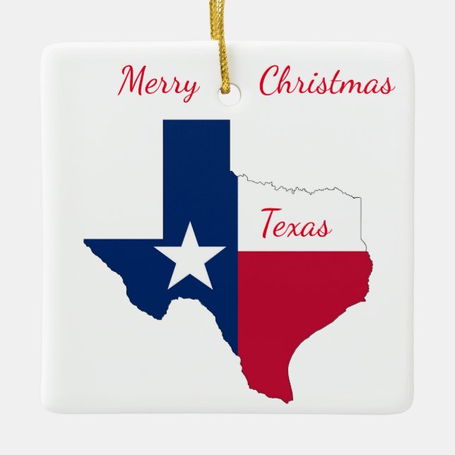 Texas Christmas Ornament (Front)