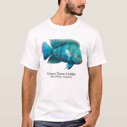 Texas Cichlid Fish T_Shirt