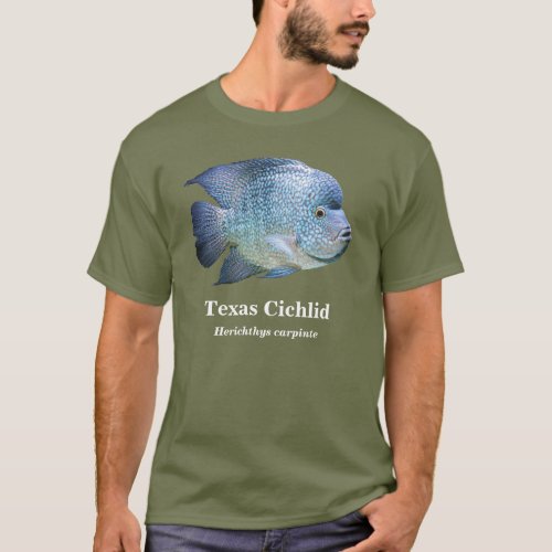 Texas Cichlid  Herichthys carpintis T_Shirt