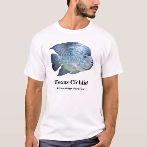 Texas Cichlid  Herichthys carpintis T_Shirt