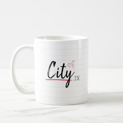 Texas City Love _ Short Name Coffee Mug