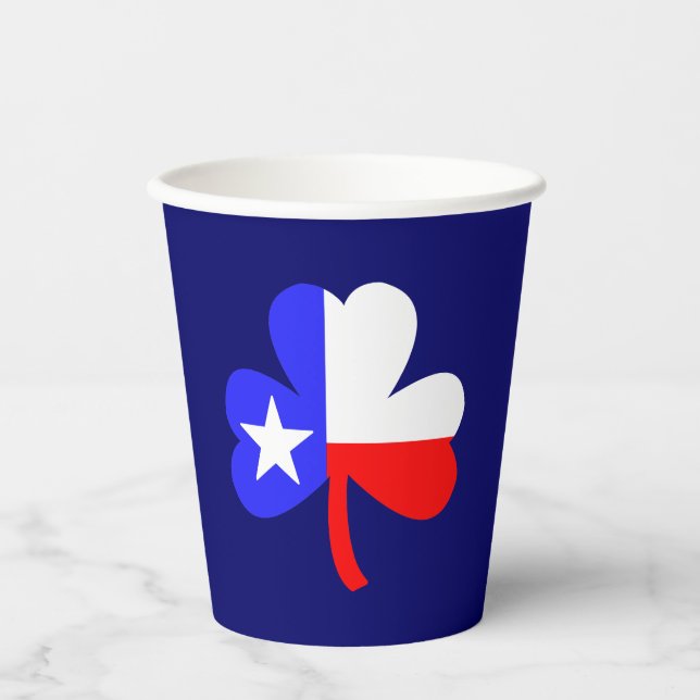 Texas Clover Paper Cups (Front)