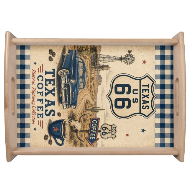 Texas Coffee Ranch Serving Americana Tray (Front)