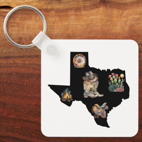 Texas Collection Keychain