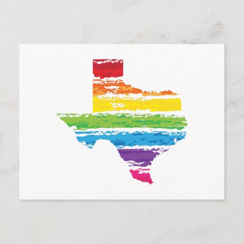 texas color burst postcard