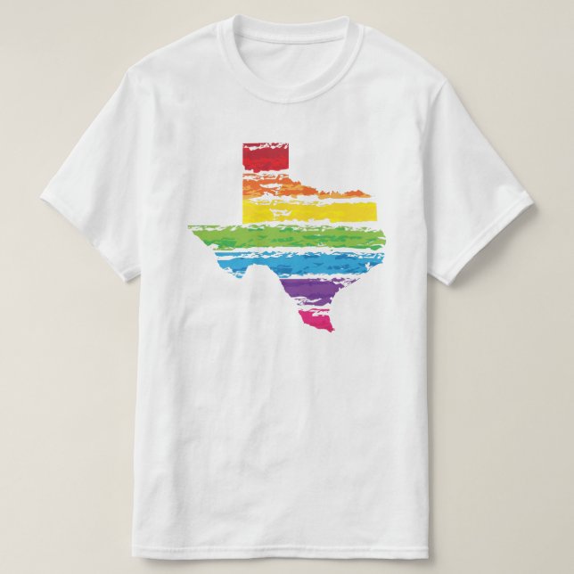 texas color strokes T-Shirt (Design Front)