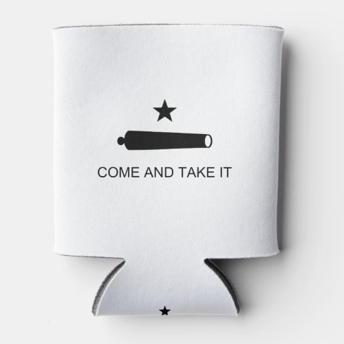 Texas Come and Take It Flag Can Cooler