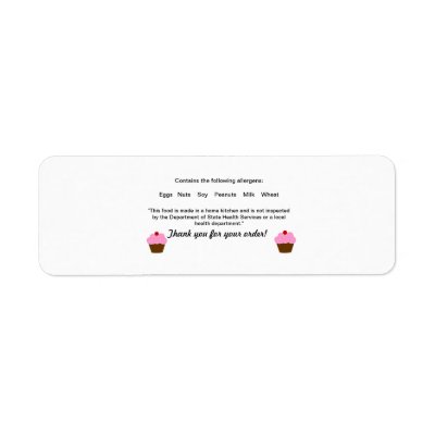 Texas Cottage Food Law Label | Zazzle