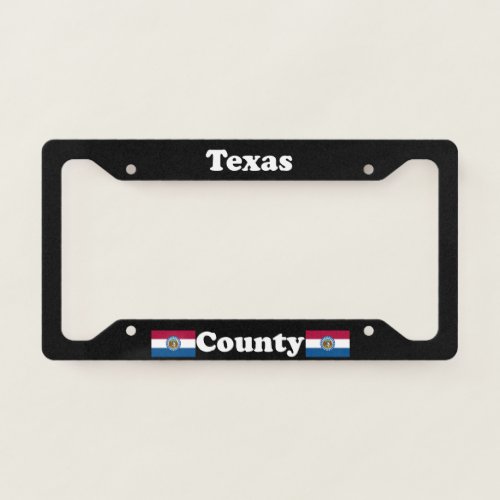 Texas County Missouri LPF License Plate Frame