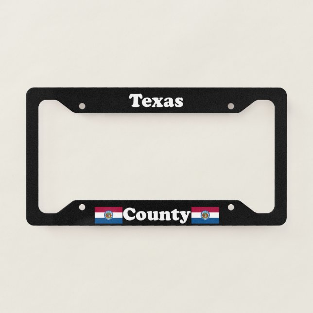 Texas County Missouri LPF License Plate Frame (Front)