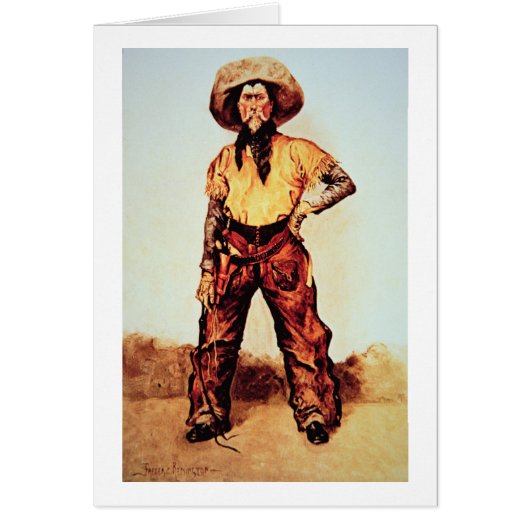 Texas Cowboy, c.1890 (oil on canvas) (Front)