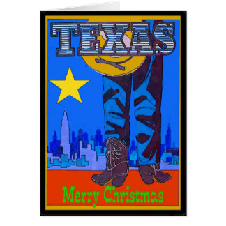 Texas Cowboy Christmas  Cards