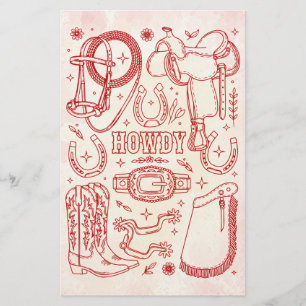 Texas Cowboy Pack  Stationery