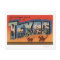 Texas (Cowboy Roping Bull)Large Letter Scenes