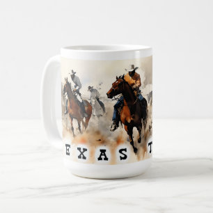 Texas cowboys coffee mug