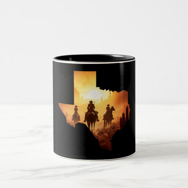 Texas Cowboys State of Texas Coffee Mug (Center)