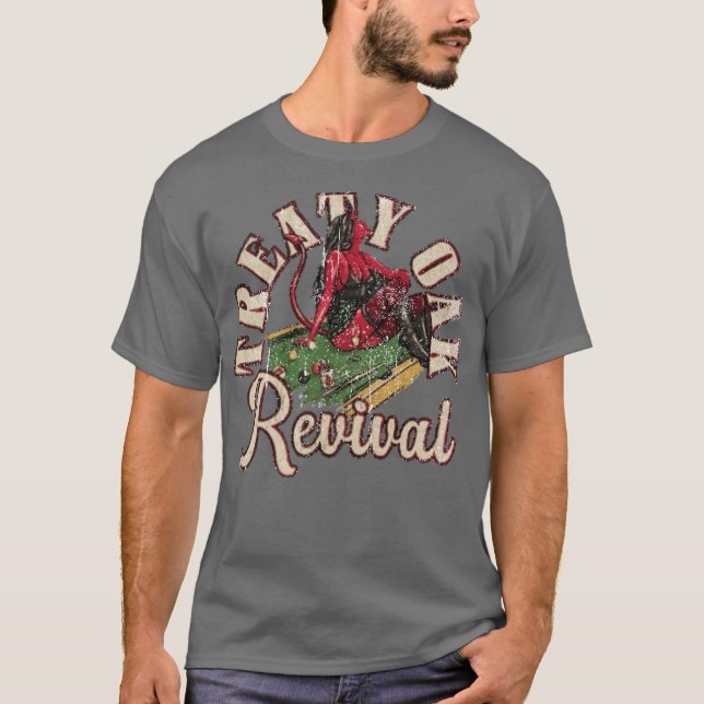 Texas Cpuntry Rock Treaty Oak Revival Logo T-Shirt (Front)