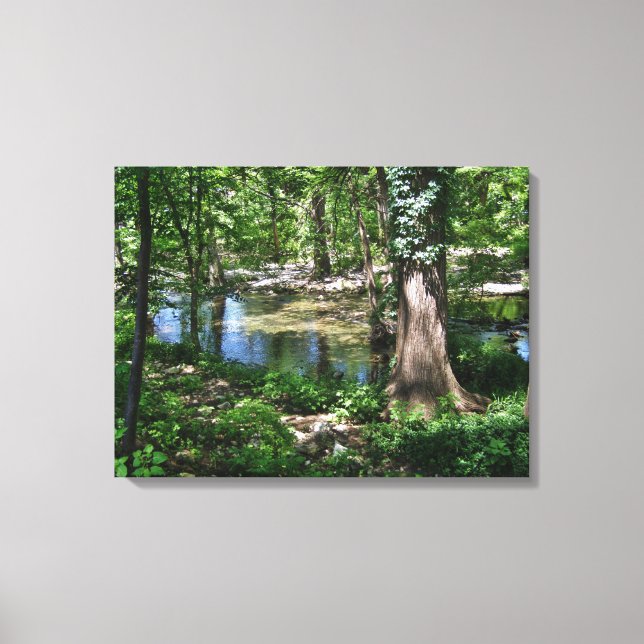Texas Creek Wimberley Canvas Print (Front)